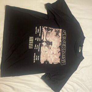 Nirvana Black Graphic T-Shirt